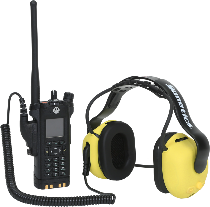 Sonetics Two-Way Radio Headset with Extension