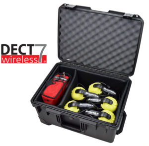 Team Communications Headsets in rugged case