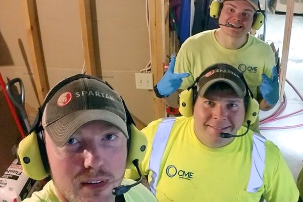 CME-Sewer-8_edited team wears sonetics wireless headsets