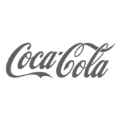 logo-coca-cola-grey Coca-Cola logo.