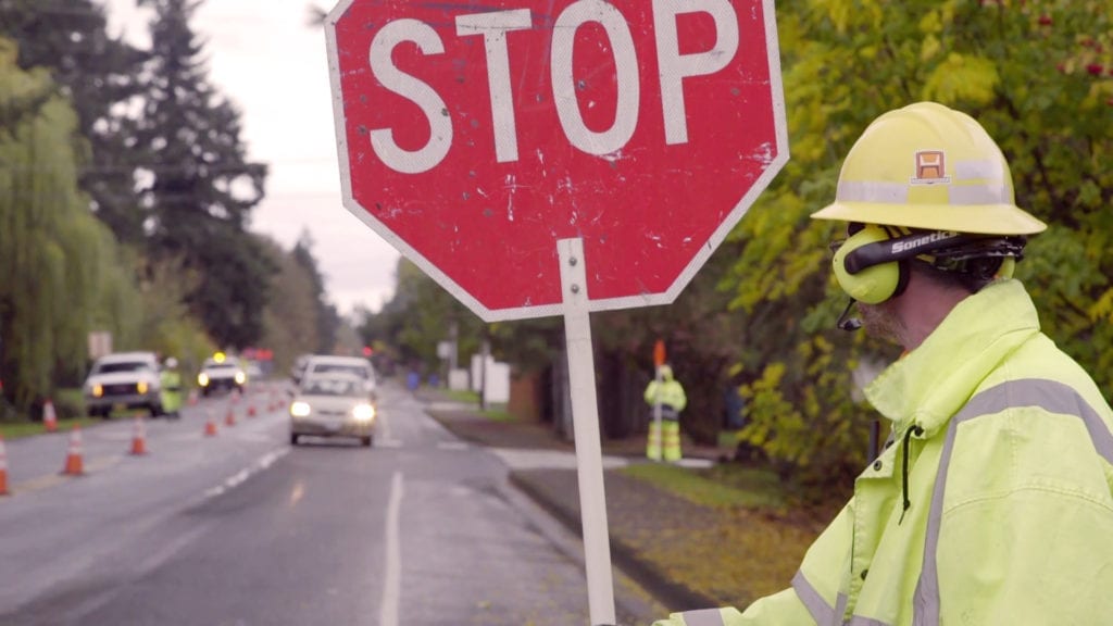 Traffic controller using Sonetics Apex Team Wireless Headsets.