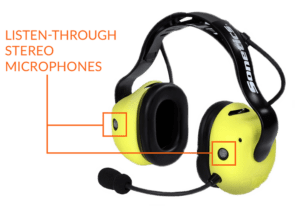 Wireless Headsets with Listen Through
