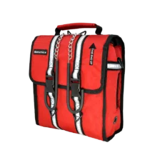 SCH310 red bag with hanger hooks.