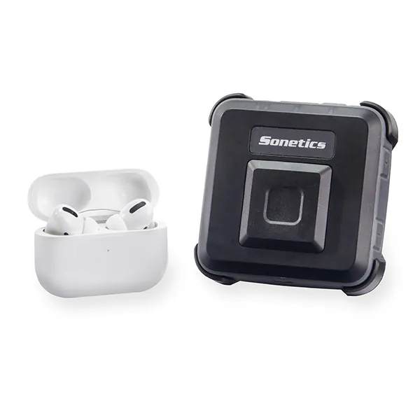 Apex Connect paired with airpods